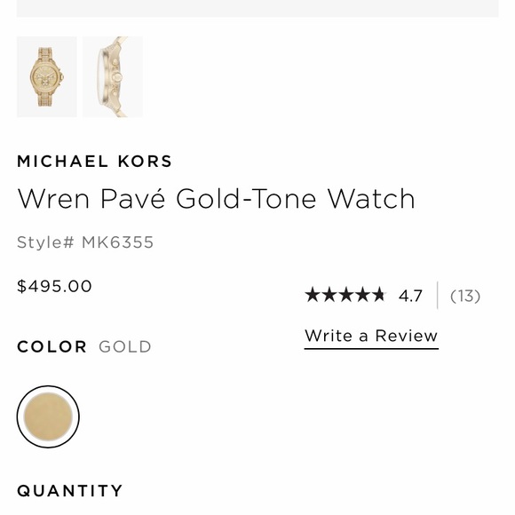 🎉SOLD 🎉Michael Kors Watch - Picture 4 of 4